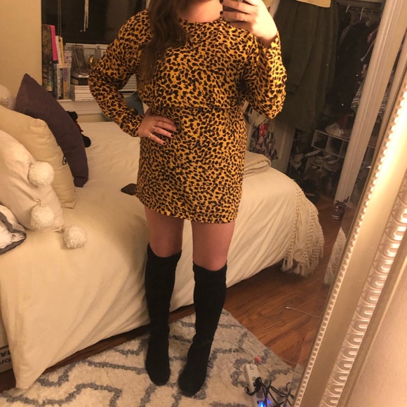 & Other Stories Leopard Print Dress - Picture 8 of 8